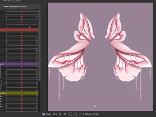 Orejas de Mariposas Rosada